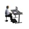 Uncaged Ergonomics RiseUpElectricStandingDesk60X30"BlackBambooDesktopSitStand, RU2bbk RU2BBK - alternate 4